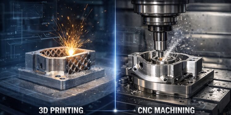 Hybrid Manufacturing When CNC Meets Additive Production (3D Printing) (1)